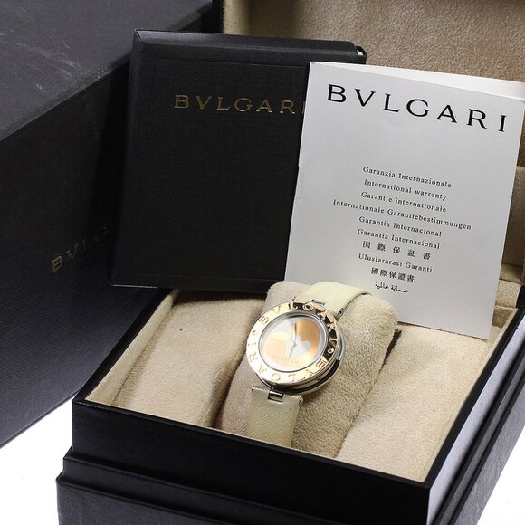 BVLGARI B-ZERO1 Double Heart BZP35S K18PGBezel Quartz Ladies Watch_791563 - Picture 1 of 8